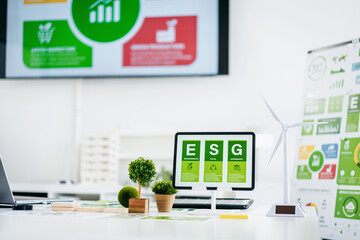 ESG Sustainability Initiatives Driving Green Business Growth and Corporate Environmental Social...