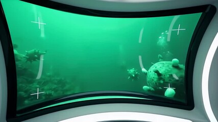 Submarine aquatics display