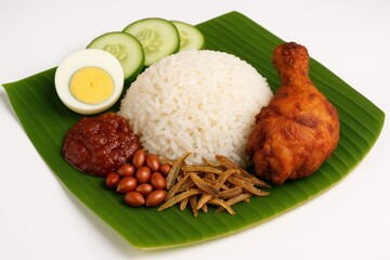 Traditional Southeast Asian Coconut Rice Dish