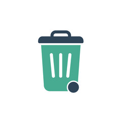 icon of a trash disposal container or container