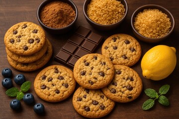 Delicious DIY Cookies with Rich Chocolate and Cocoa Flavors