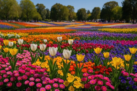 Spring Festival Featuring Stunning Flower Arrangements in Australia