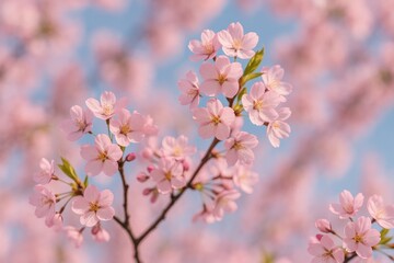 Obraz premium Experience the Beauty of Cherry Blossoms in Bloom