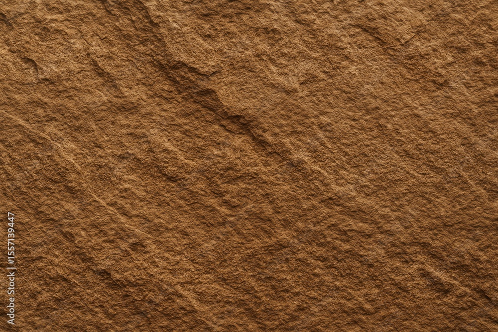 Aufkleber detailed view of a mountain's surface featuring a brown stone texture with ample space for design pa