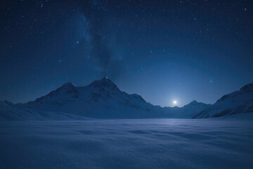 Evening heavens beyond the boundary