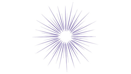 Purple Radial Starburst Vector Design