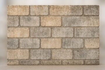 Obraz premium Vintage concrete masonry surface with textured pattern