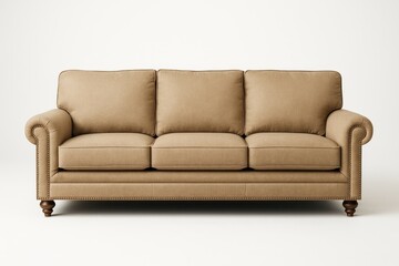 Fototapeta premium Exclusive American sofa photoshoot in a studio setting