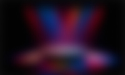 Blurred abstract background with vibrant colorful lights image