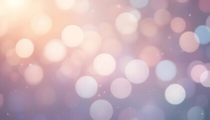 Obraz premium Dreamy Pastel Bokeh Background with Circular Light Glow