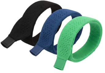 Assorted Neoprene Wrist Wraps isolated on transparent background