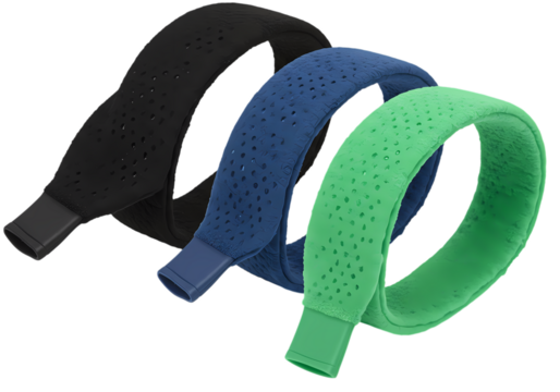 Assorted Neoprene Wrist Wraps isolated on transparent background