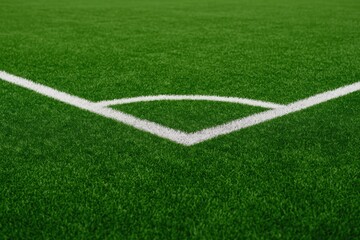 Different perspectives of a soccer field layout