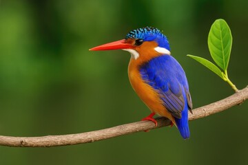 Obraz premium Colorful bird perched by a waterbody in a renowned nature reserve