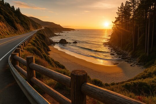 The Scenic Route Along the Western Coastal Road