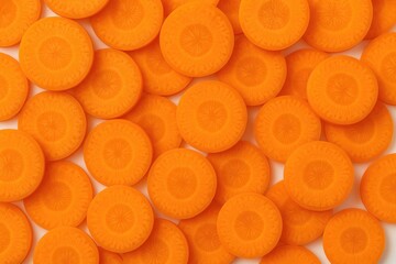 Sliced Carrot for Cooking and Snacks