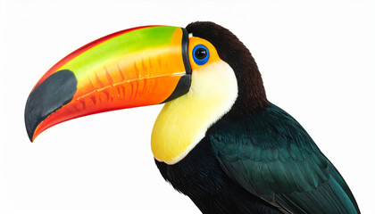 Vector Illustration of a Toucan Bird – Colorful Tropical Bird Design in Flat Modern Style for Nature, Wildlife, and Graphic Art Use