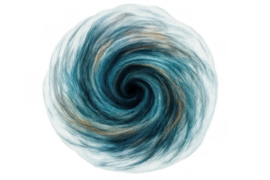 Mesmerizing blue-gold vortex spiraling, generating dynamic energy field on transparent luminous backdrop