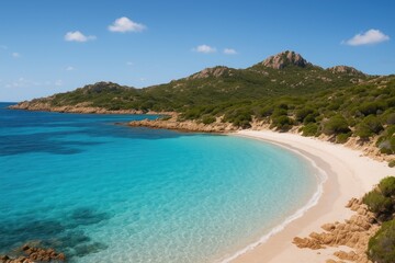 Obraz premium Scenic View of the Spargi Island in the Maddalena Archipelago, Northern Italy
