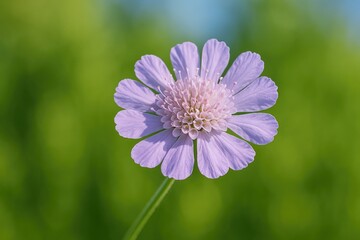 Close-up of a pale purple wildflower