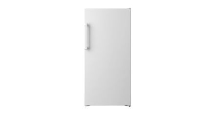 Sleek Modern White Upright Refrigerator or Freezer


