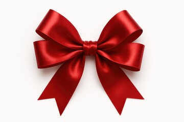 Fototapeta premium Festive decorative ribbon bow for holiday celebrations