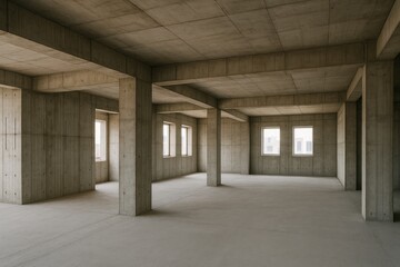 Structural concrete barriers during building development