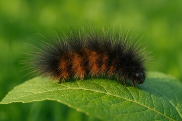 Fuzzy caterpillars in nature