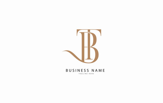 BT, TB, Initial monogram letter alphabet logo