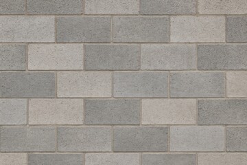Obraz premium Concrete Block Wall Featuring Varied Block Styles