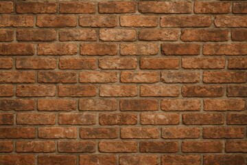 Fototapeta premium Background featuring a rustic brick wall texture with aged appearance