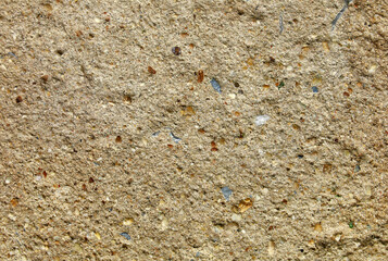 The rough texture of red brick and old cement that use for making outdoor floor or walkways.