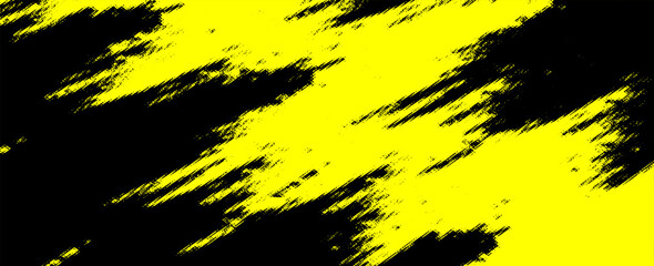 Abstract Yellow and Black Splatter Background. vector Eps 10