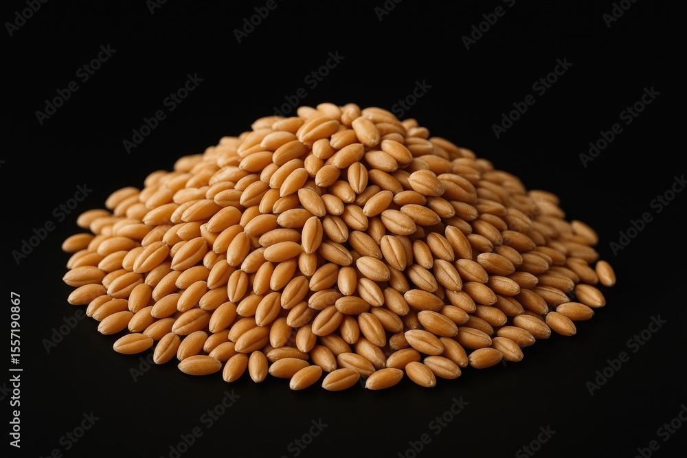 Poster seeds displayed against a dark backdrop