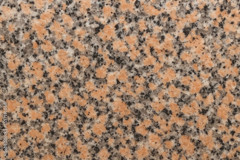 Poster close-up of a polished granite surface showcasing detailed texture for background