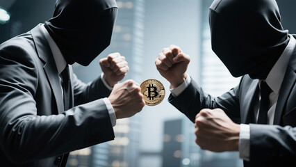 Bitcoin Battle: Anonymous Figures Clash over Cryptocurrency Dominance in Finance