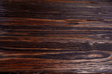  Dark rustic wooden surface with detailed natural grain texture