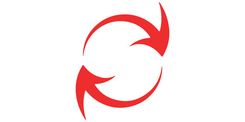 circle arrow icon set. refresh and reload icon set