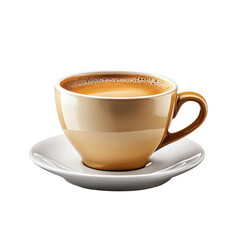Naklejka premium Cup isolated on transparent background.