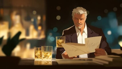 Farewell Party for Colleague with Signature Card and Drinks