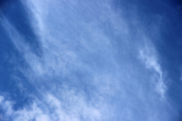The sky is naturally clear with clouds.