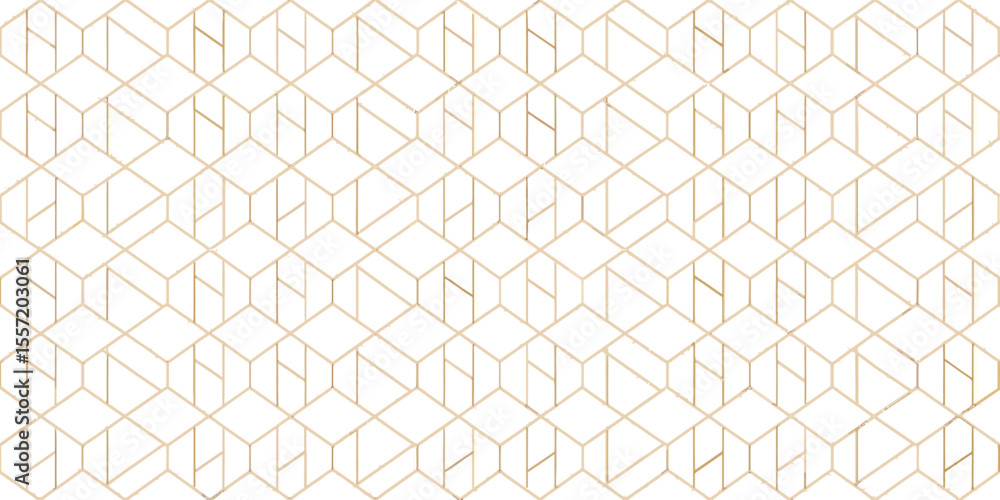 Poster elegant geometric pattern: a seamless and sophisticated design of interlocked geometric shapes, rend