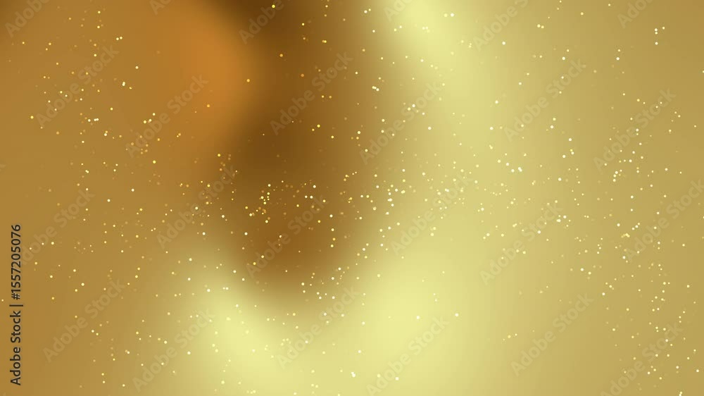 Poster gold gradient illustrator swirling gold abstract background with tiny sparkles.