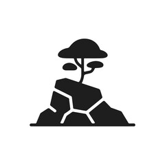 Rock Tree Icon