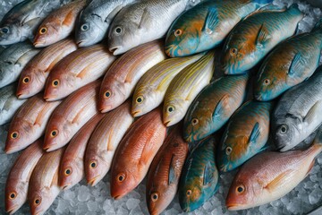 Obraz premium Fresh fish available for purchase at the marketplace