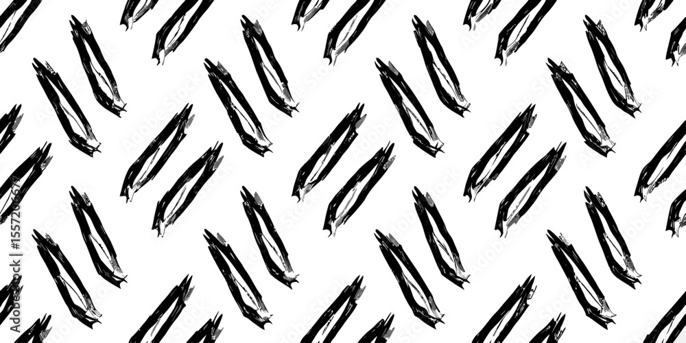 Poster abstract strokes: a repeating pattern of bold black strokes, meticulously arranged, creates a compel
