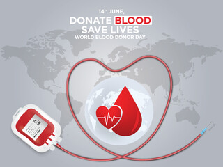 World Blood Donor Day – 14th June
Give blood, give life humanitarian aid, medical treatment, national, blood bag, isolated, volunteer, international, cells, healthy, world blood donor day, template,