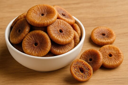 Showcasing the nutritional benefits and delicious flavor of dried figs, also called dry anjeer