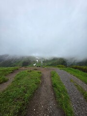 Himmelsschrofen im Nebel