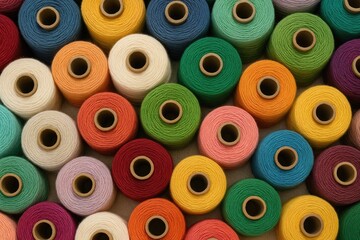 Vibrant Vintage Threads for Fabric Manufacturing